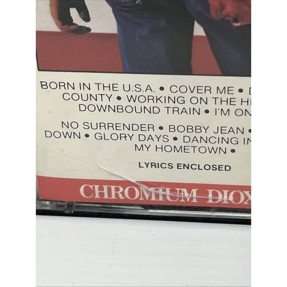 Vtge BRUCE SPRINGSTEEN Cassette Tape Greatest Hits & Born in the U.S.A  lot of 2 - Picture 11 of 16
